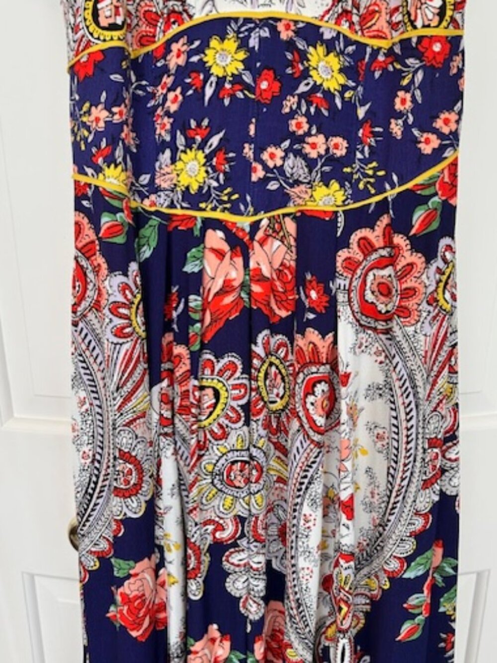 NWT Maeve x Anthropologie Myriam Maxi Dress | Size 4 | Floral Scarf Print - Picture 3 of 12